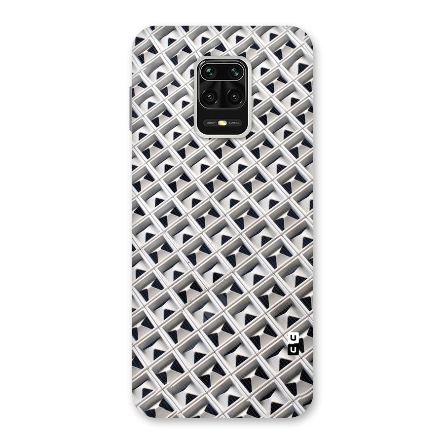 Check White Design Back Case for Redmi Note 9 Pro