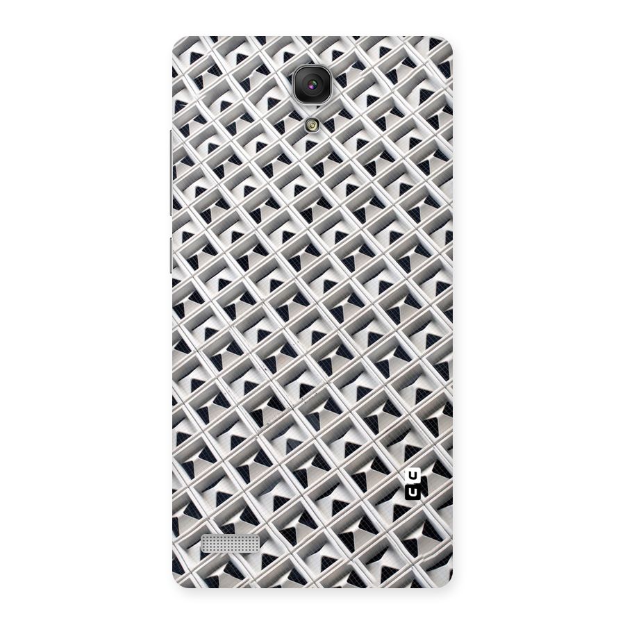 Check White Design Back Case for Redmi Note Prime