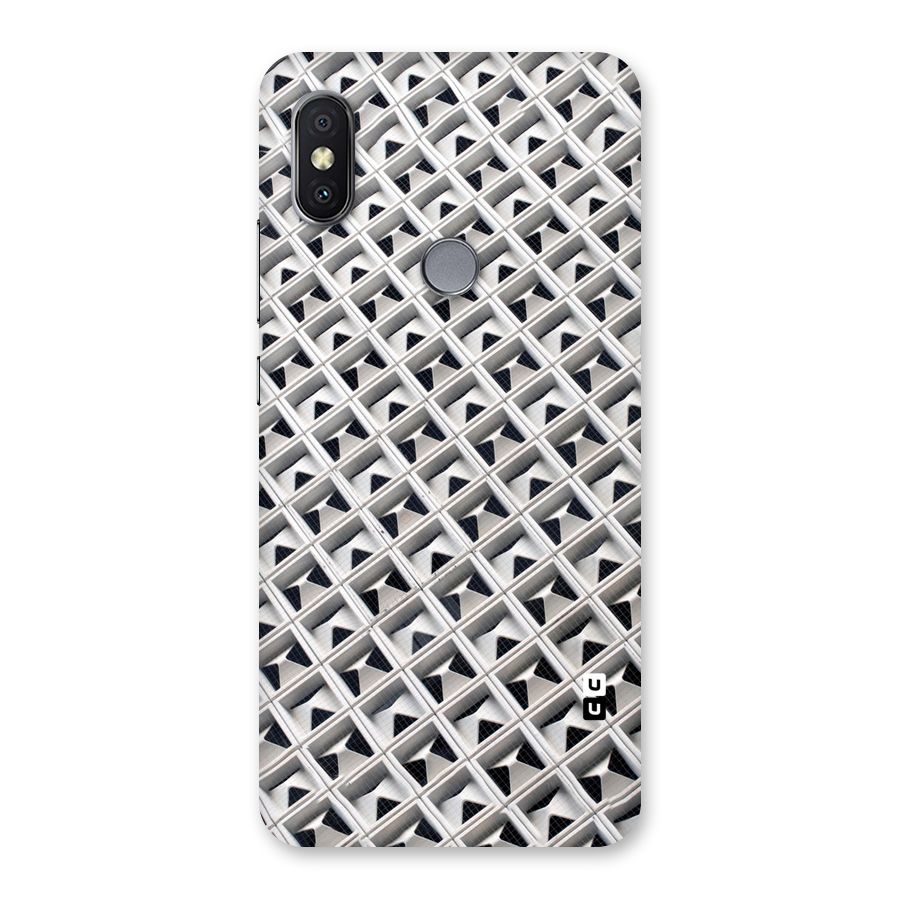 Check White Design Back Case for Redmi Y2