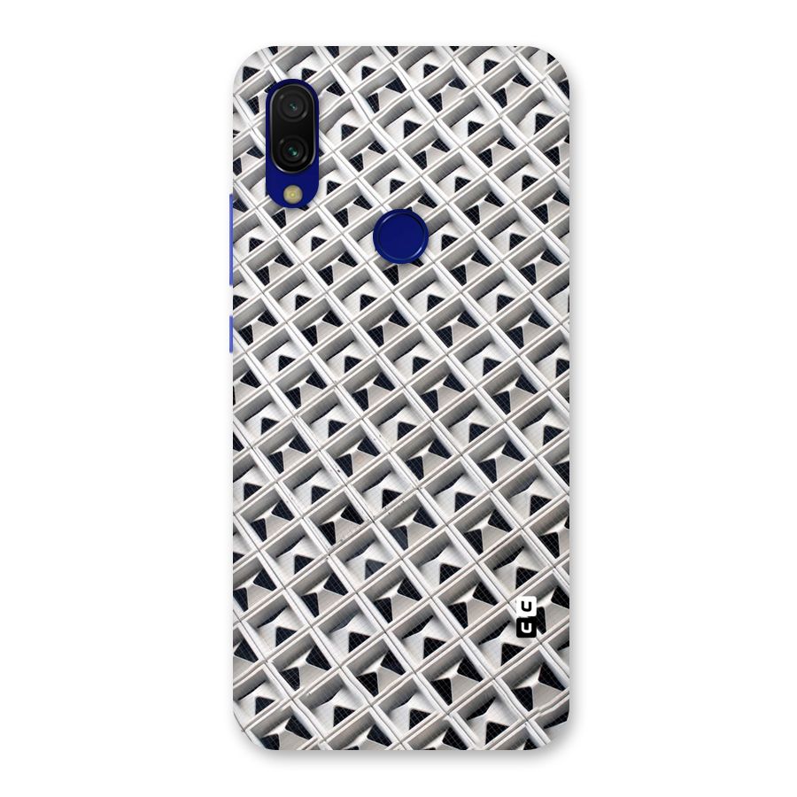 Check White Design Back Case for Redmi Y3