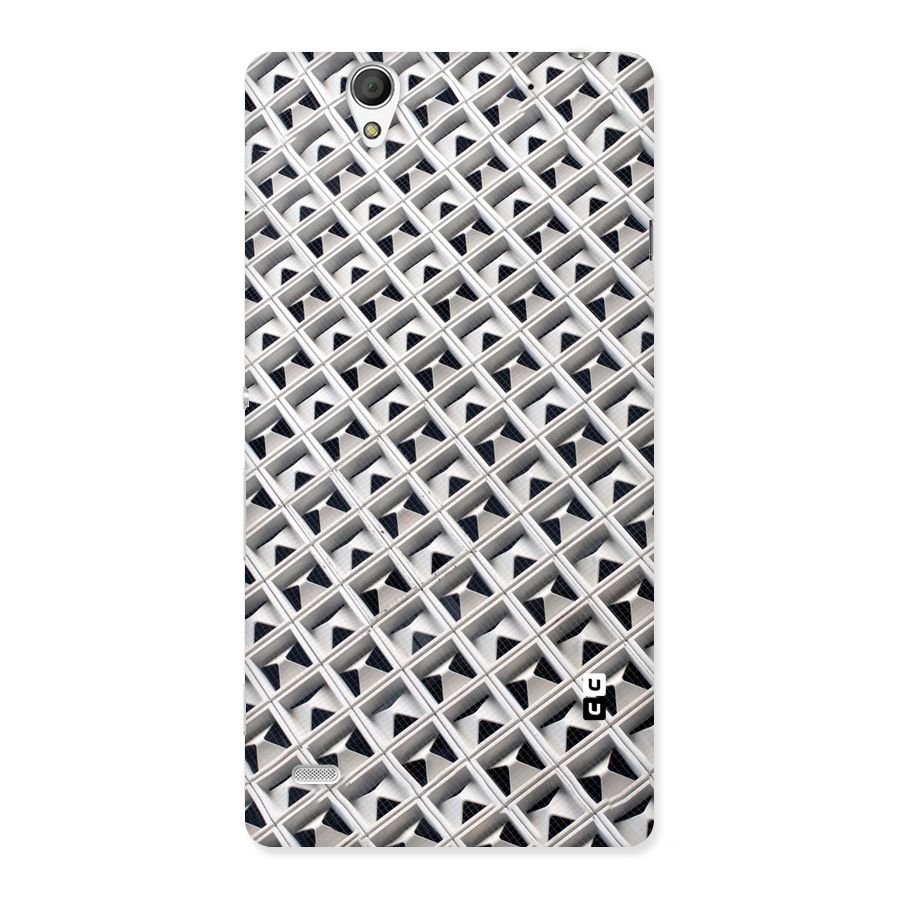 Check White Design Back Case for Sony Xperia C4