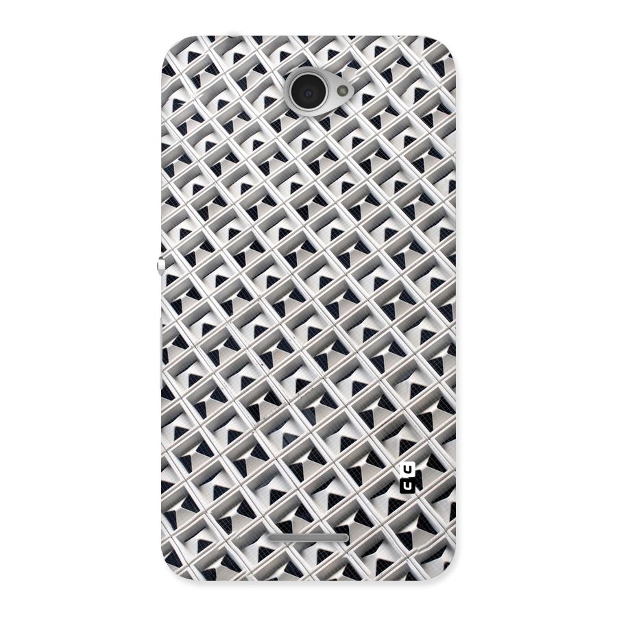 Check White Design Back Case for Sony Xperia E4