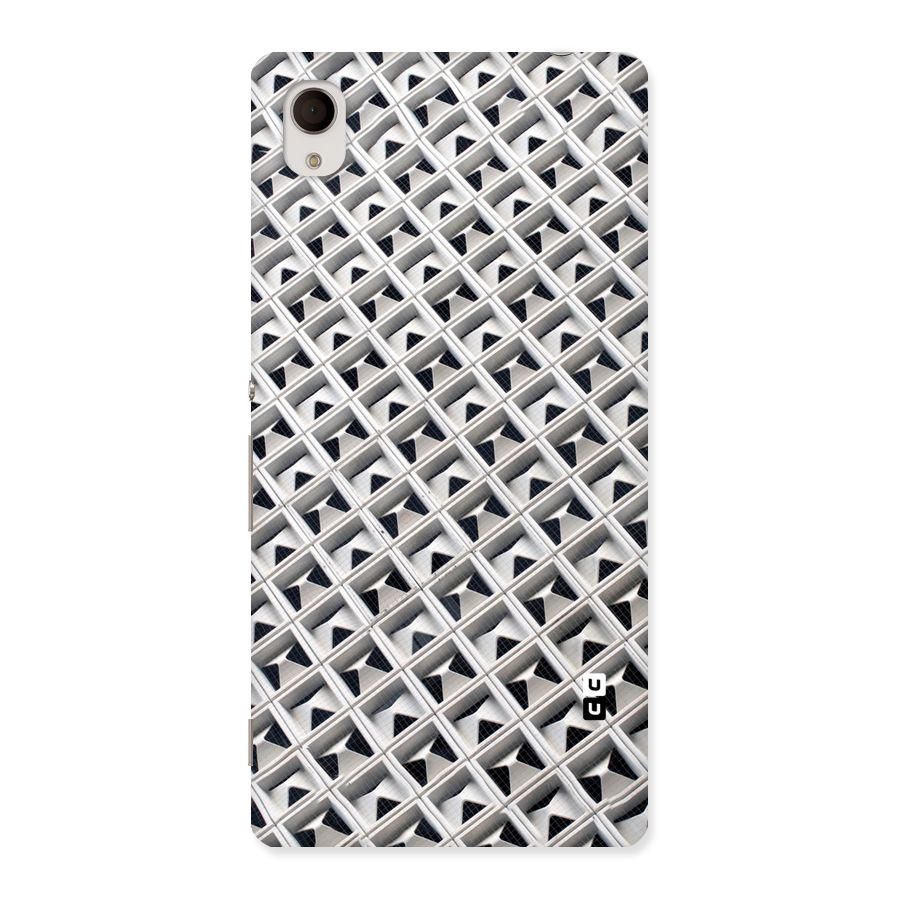 Check White Design Back Case for Sony Xperia M4