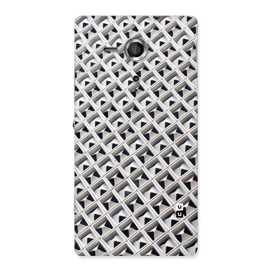 Check White Design Back Case for Sony Xperia SP