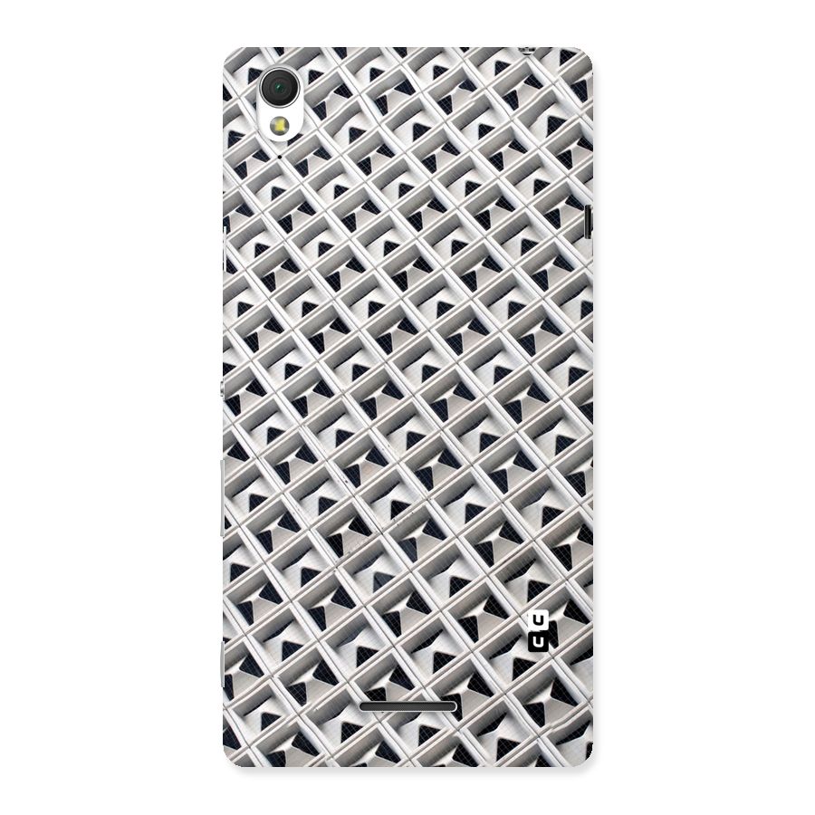 Check White Design Back Case for Sony Xperia T3