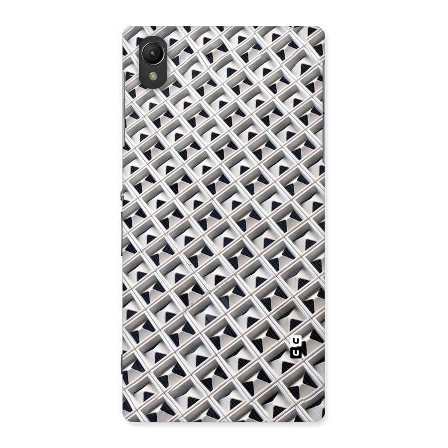 Check White Design Back Case for Sony Xperia Z1