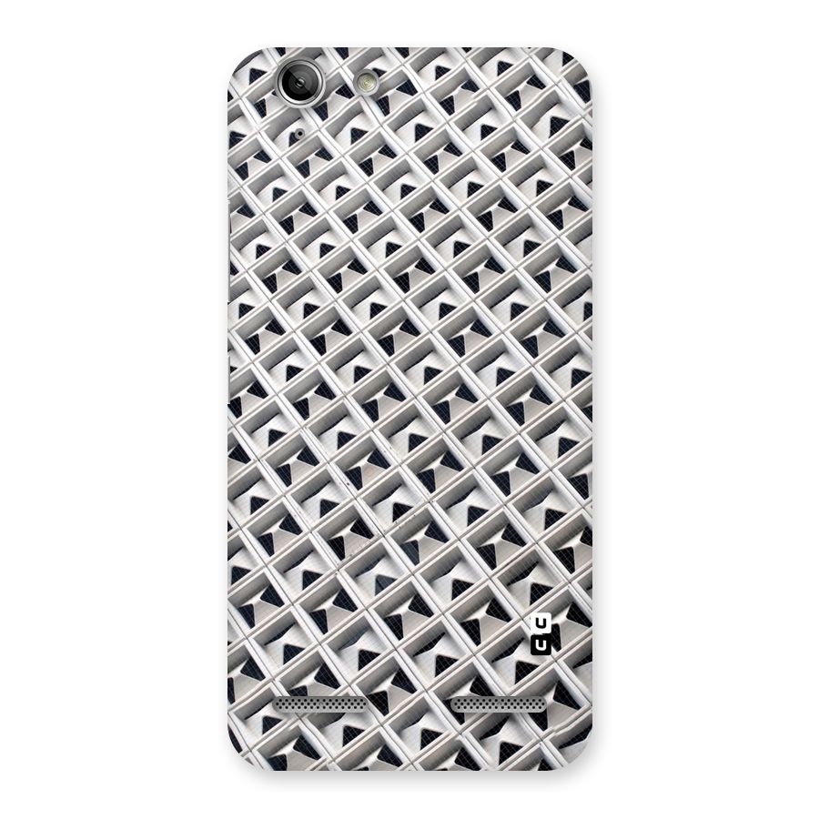 Check White Design Back Case for Vibe K5