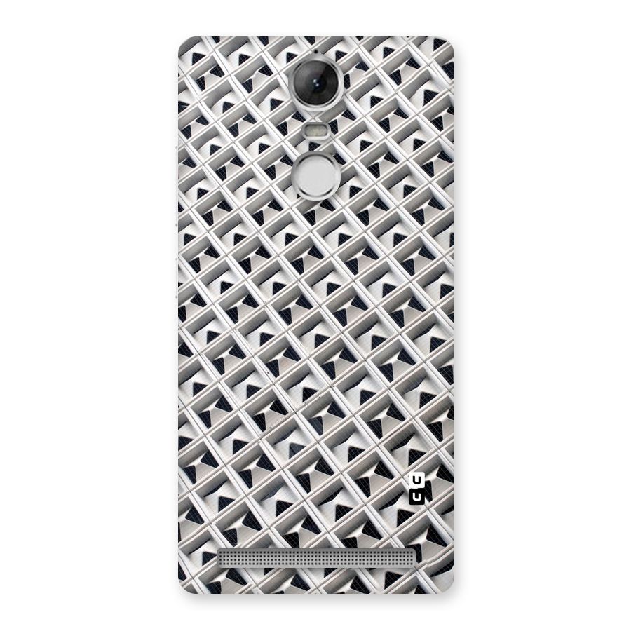 Check White Design Back Case for Vibe K5 Note