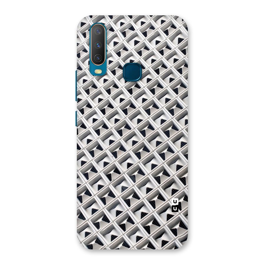 Check White Design Back Case for Vivo U10