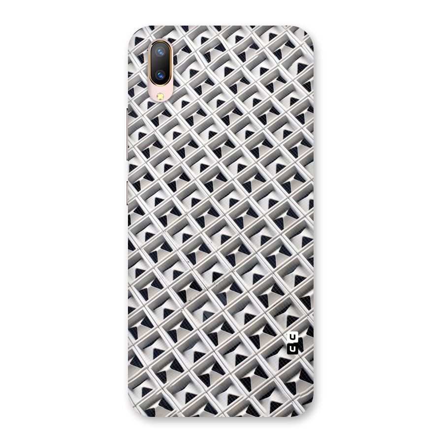 Check White Design Back Case for Vivo V11 Pro