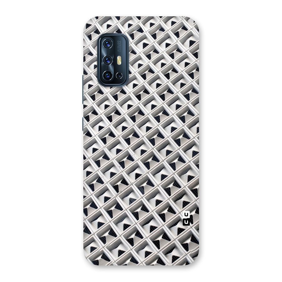Check White Design Back Case for Vivo V17