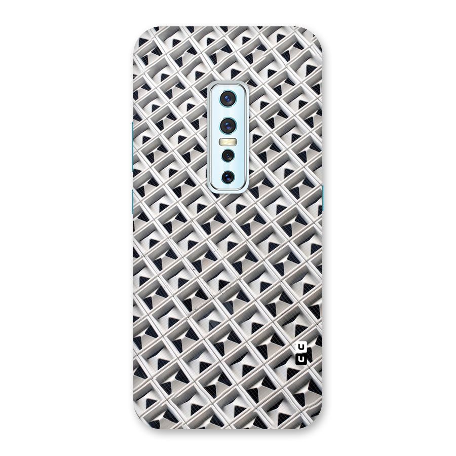 Check White Design Back Case for Vivo V17 Pro