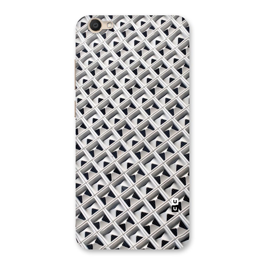 Check White Design Back Case for Vivo V5