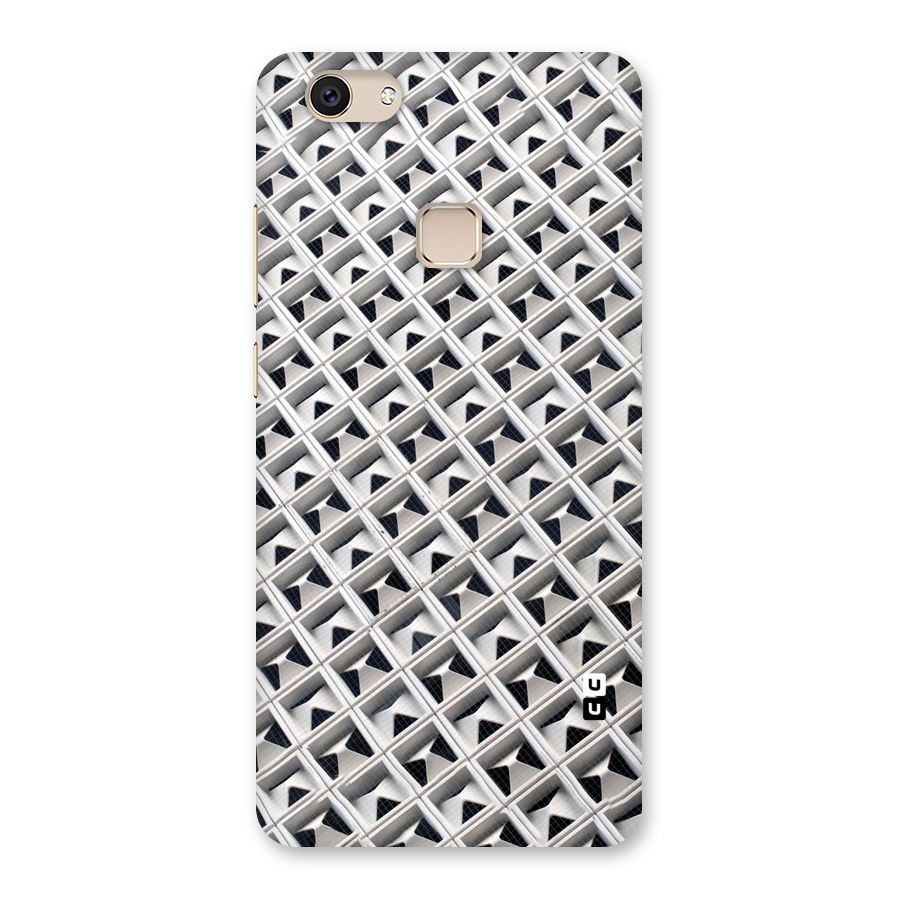 Check White Design Back Case for Vivo V7