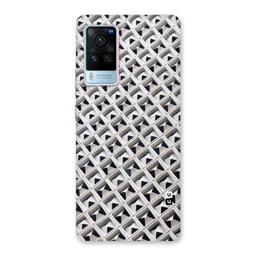 Check White Design Back Case for Vivo X60 Pro