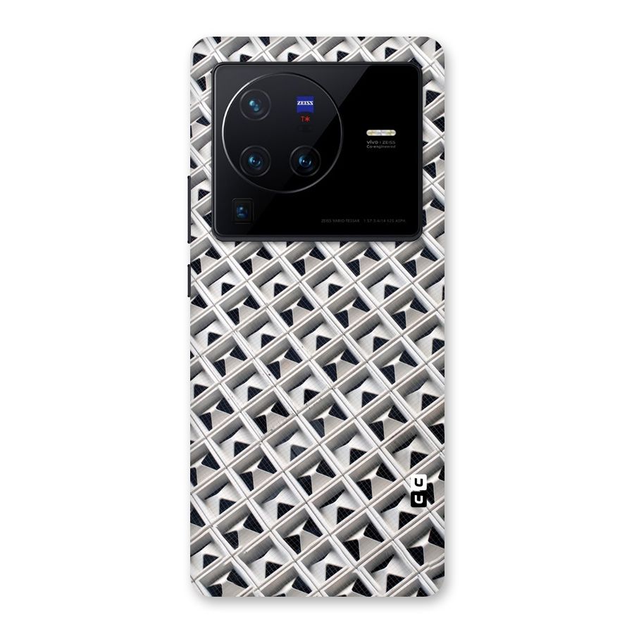 Check White Design Back Case for Vivo X80 Pro