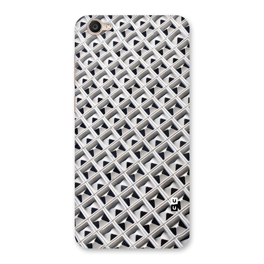 Check White Design Back Case for Vivo Y55s