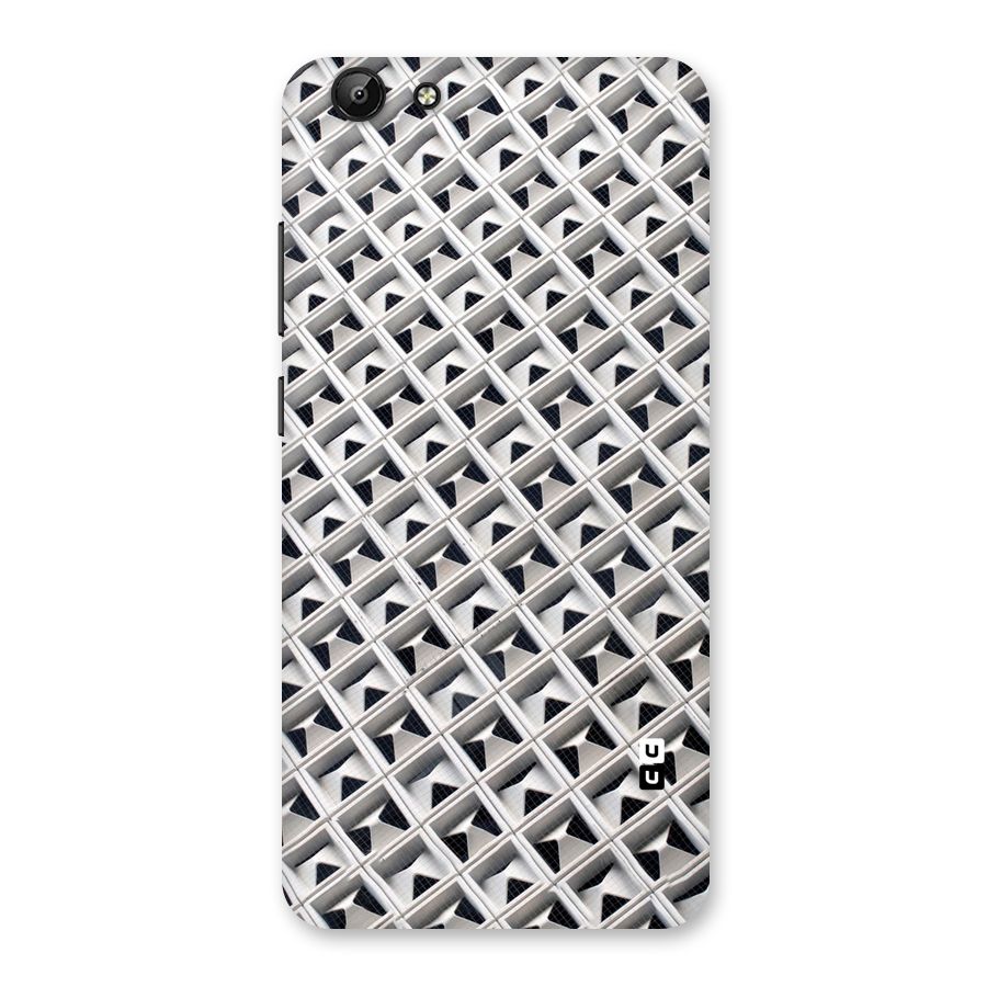 Check White Design Back Case for Vivo Y69