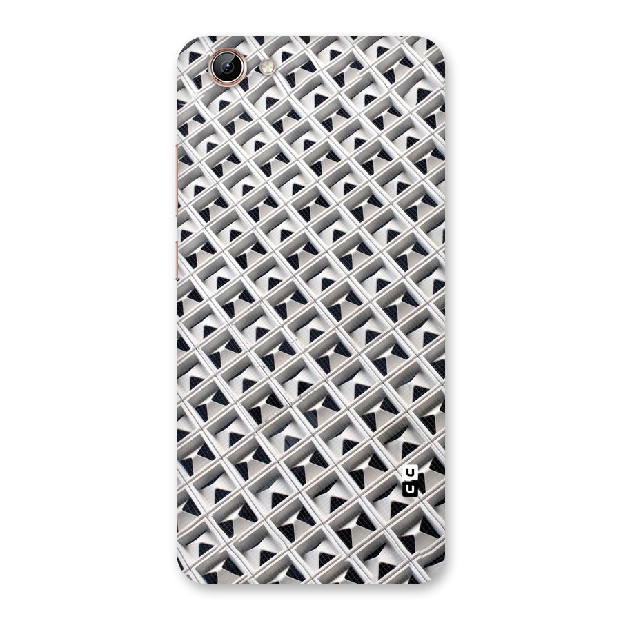 Check White Design Back Case for Vivo Y71