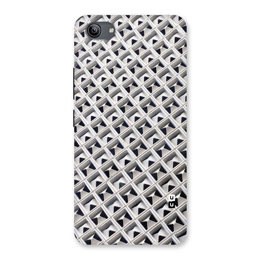 Check White Design Back Case for Vivo Y81i