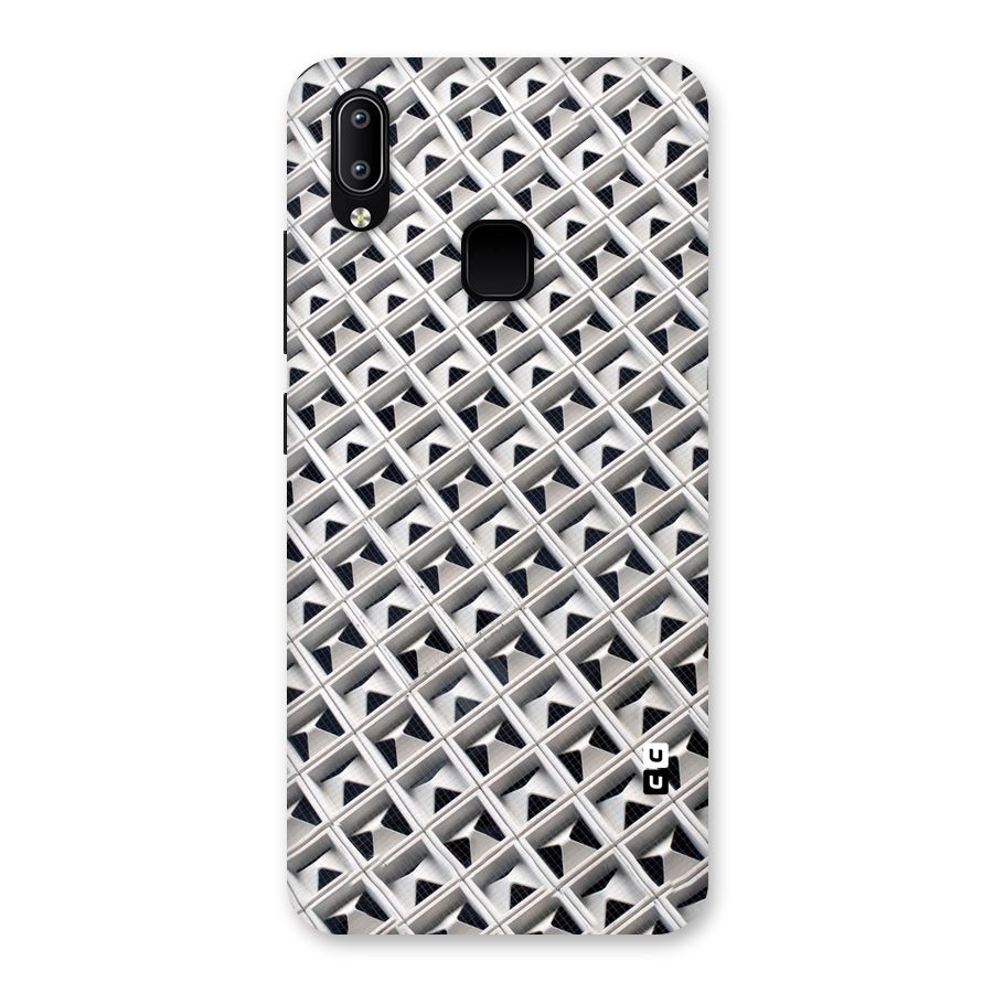 Check White Design Back Case for Vivo Y93
