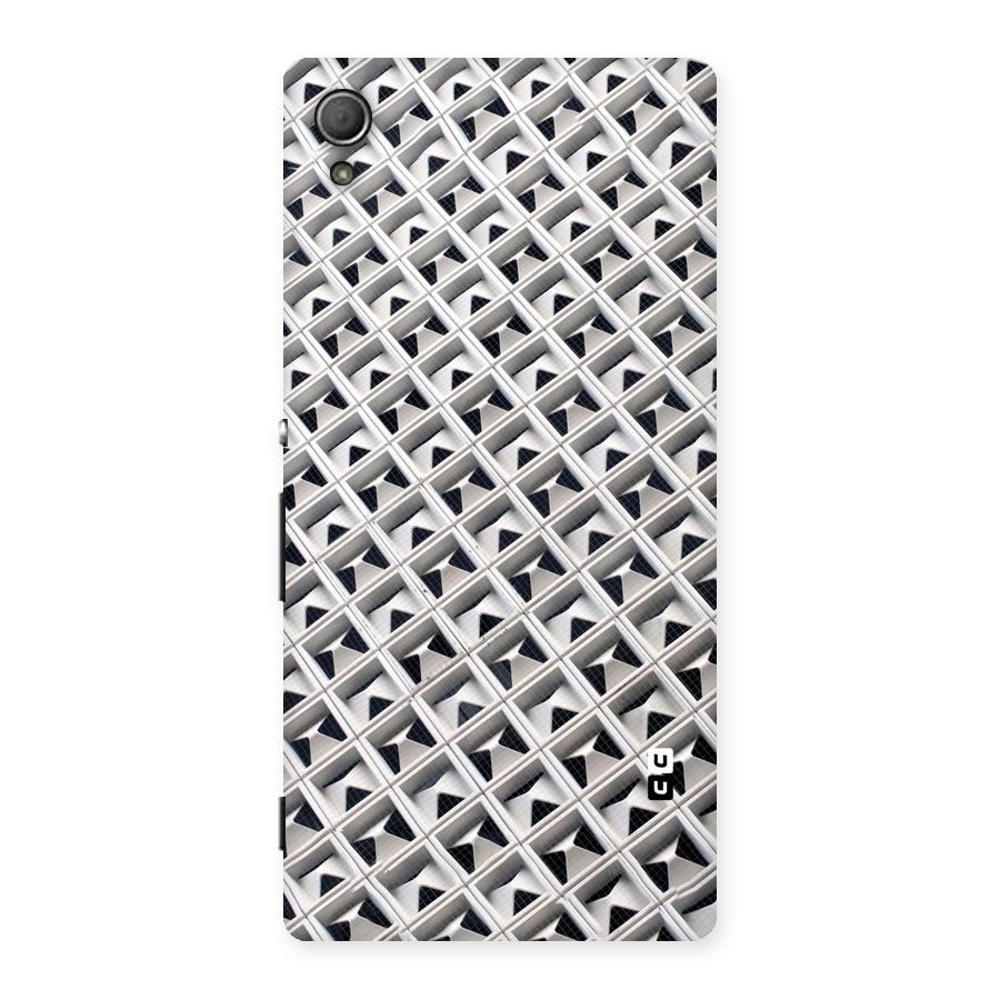 Check White Design Back Case for Xperia Z4