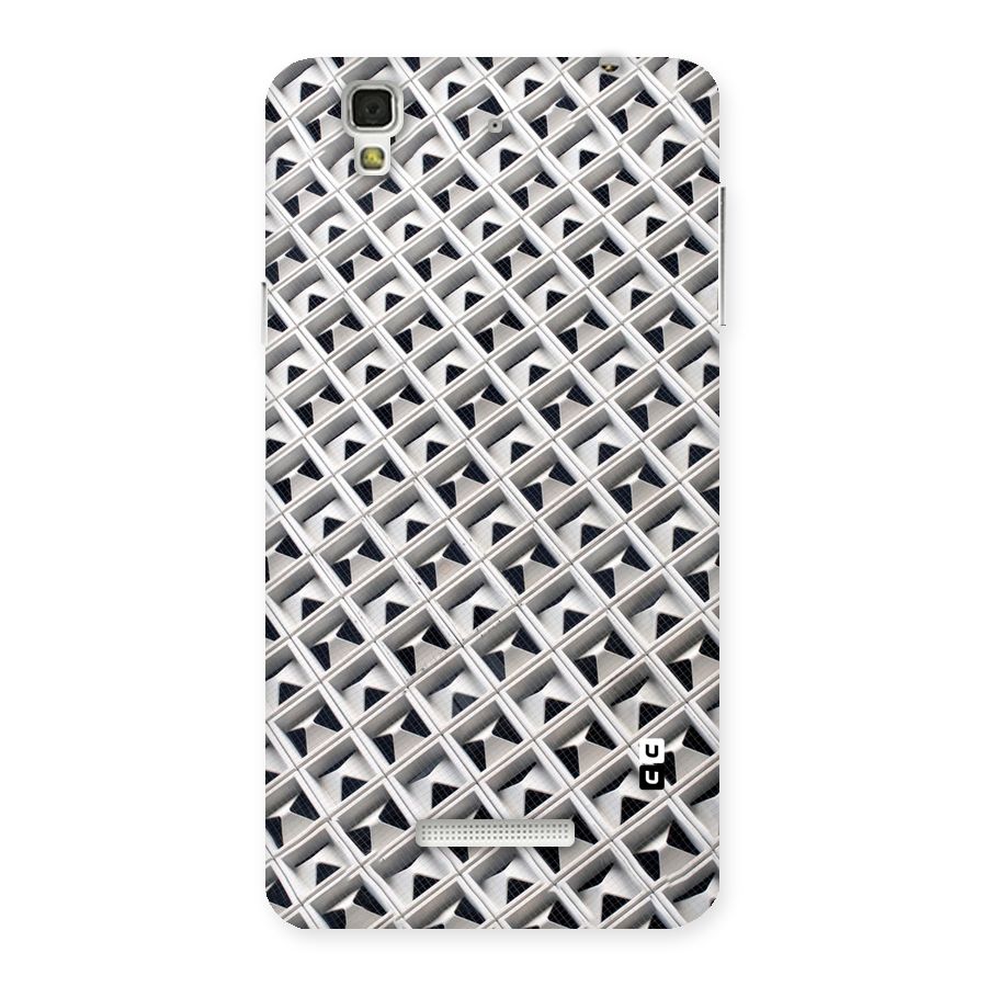 Check White Design Back Case for YU Yureka Plus