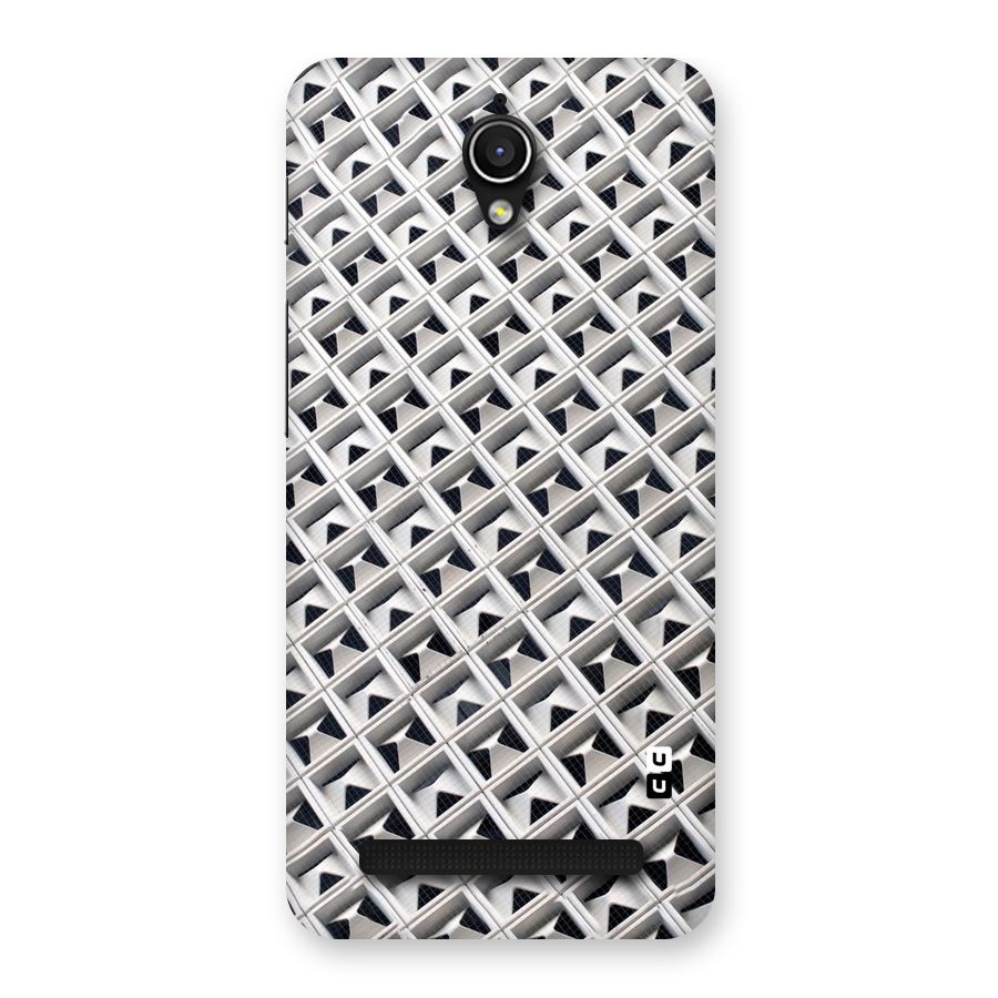 Check White Design Back Case for Zenfone Go