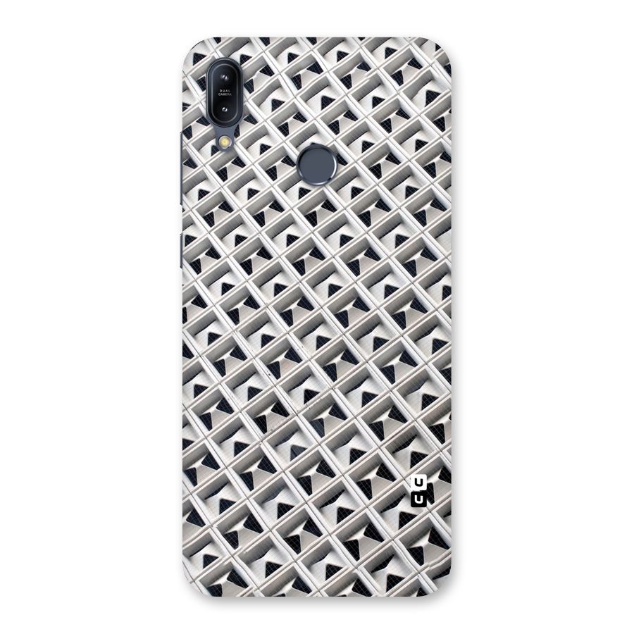 Check White Design Back Case for Zenfone Max M2