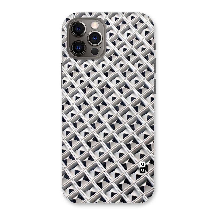 Check White Design Back Case for iPhone 12 Pro