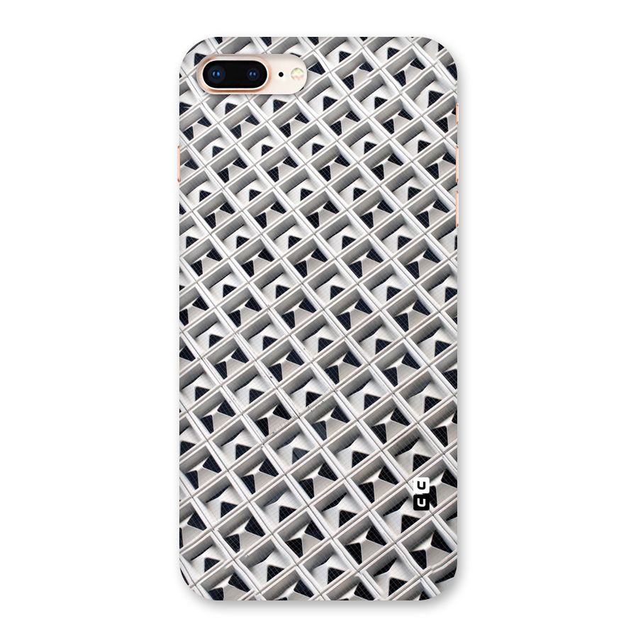 Check White Design Back Case for iPhone 8 Plus