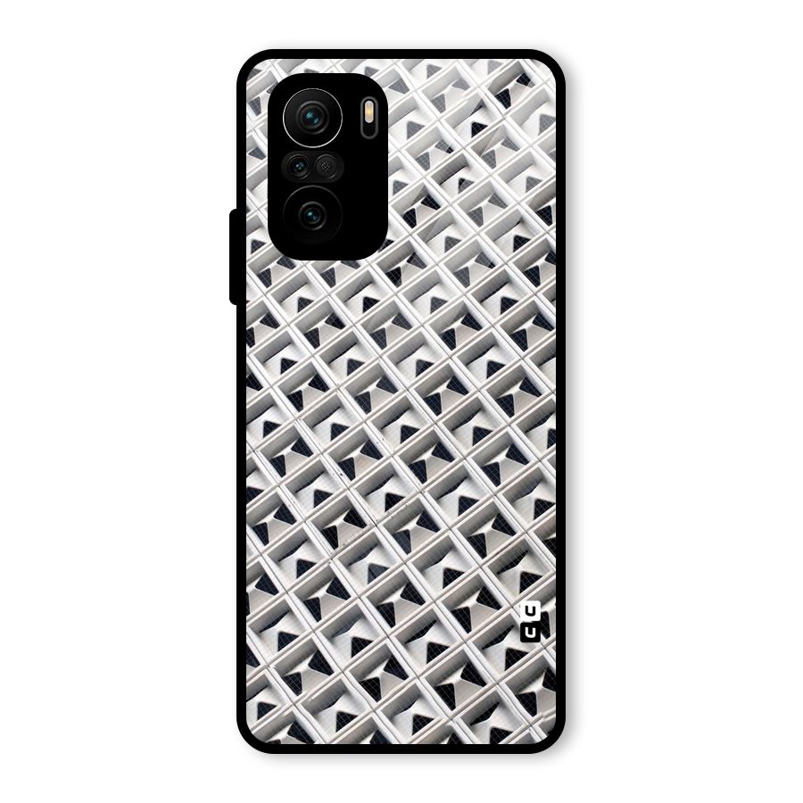 Check White Design Glass Back Case for Mi 11X Pro