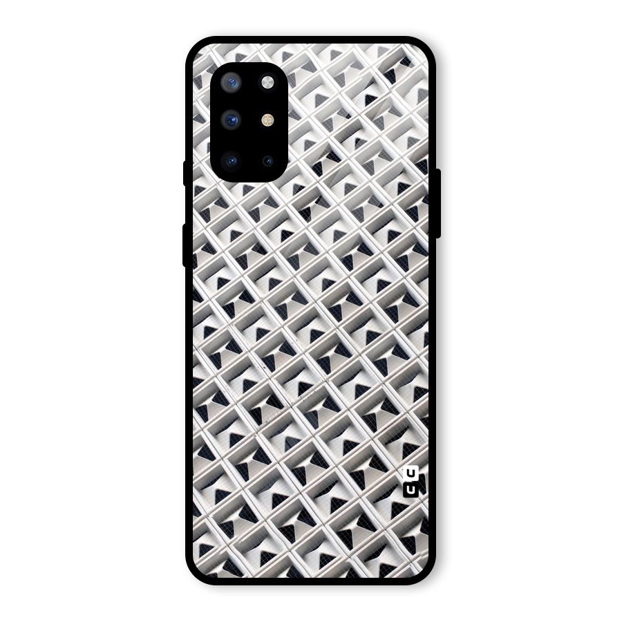 Check White Design Glass Back Case for OnePlus 8T