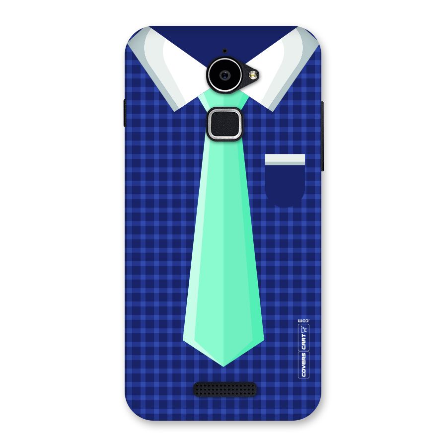 Checked Shirt Tie Back Case for Coolpad Note 3 Lite