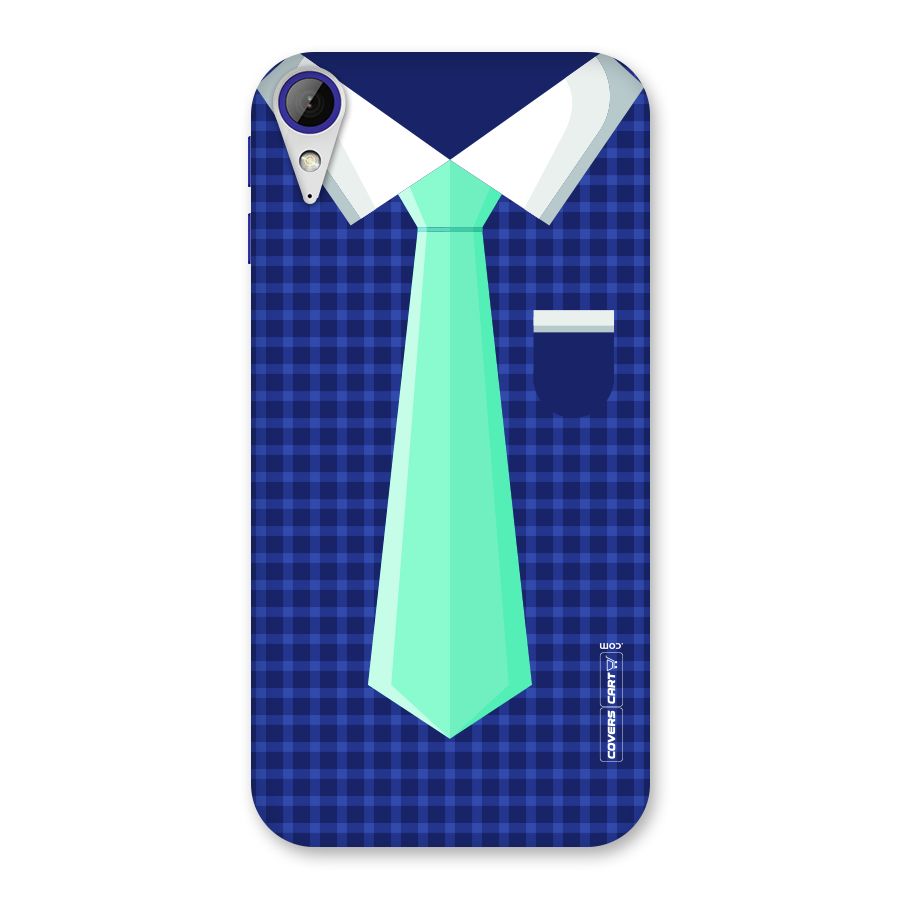 Checked Shirt Tie Back Case for Desire 830