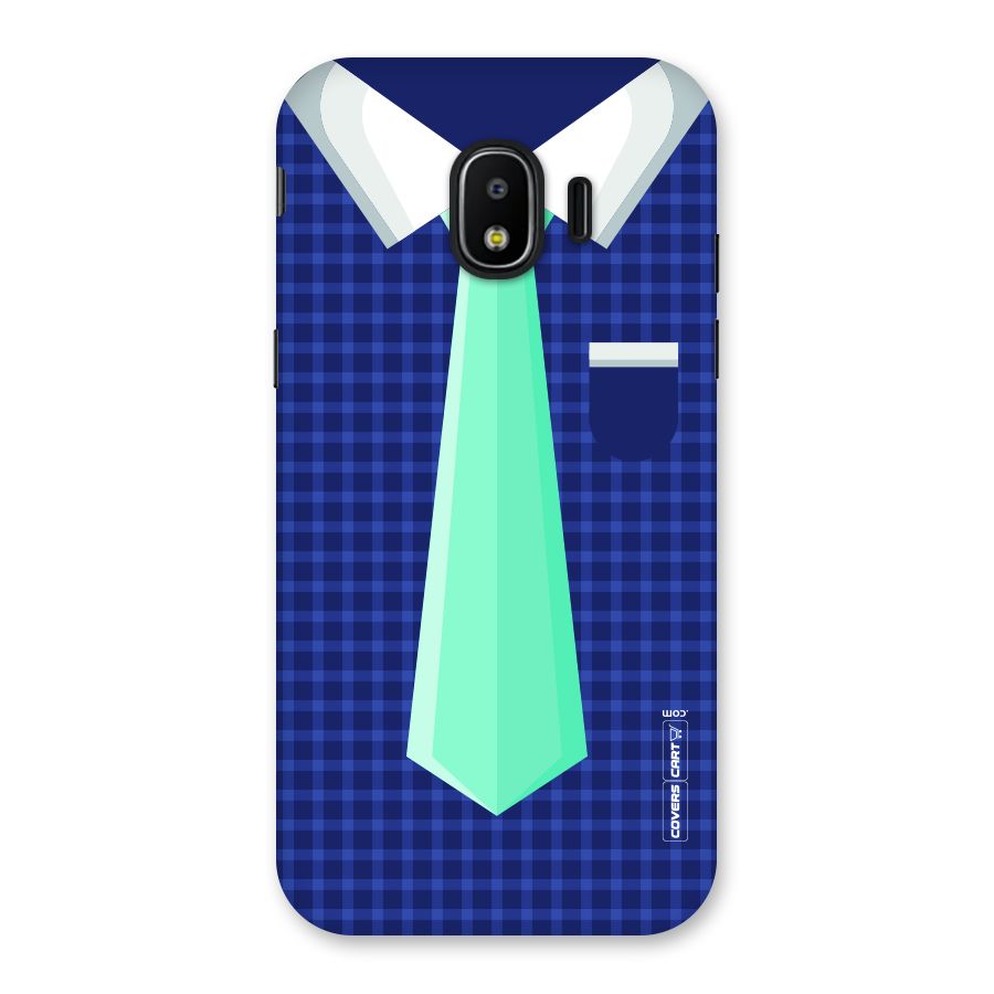 Checked Shirt Tie Back Case for Galaxy J2 Pro 2018