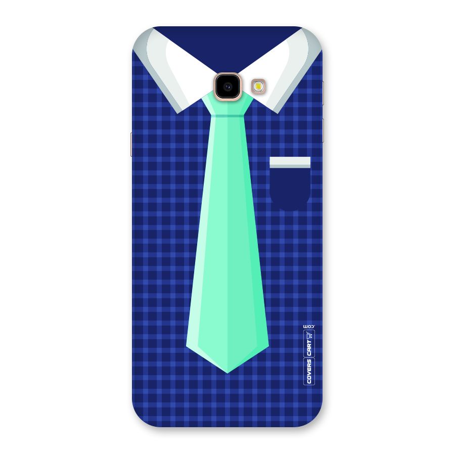 Checked Shirt Tie Back Case for Galaxy J4 Plus