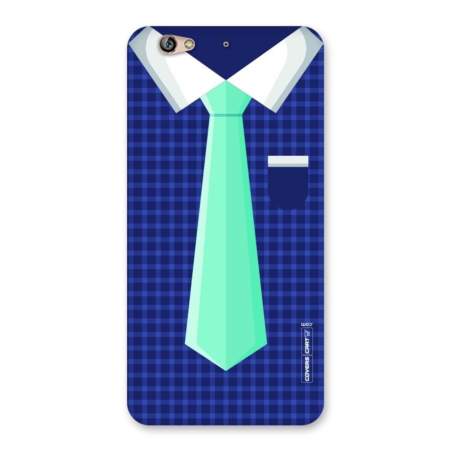 Checked Shirt Tie Back Case for Gionee S6