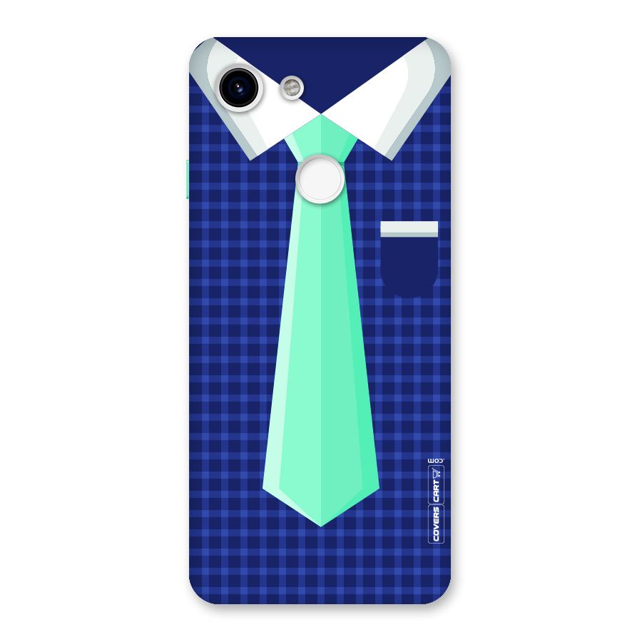 Checked Shirt Tie Back Case for Google Pixel 3