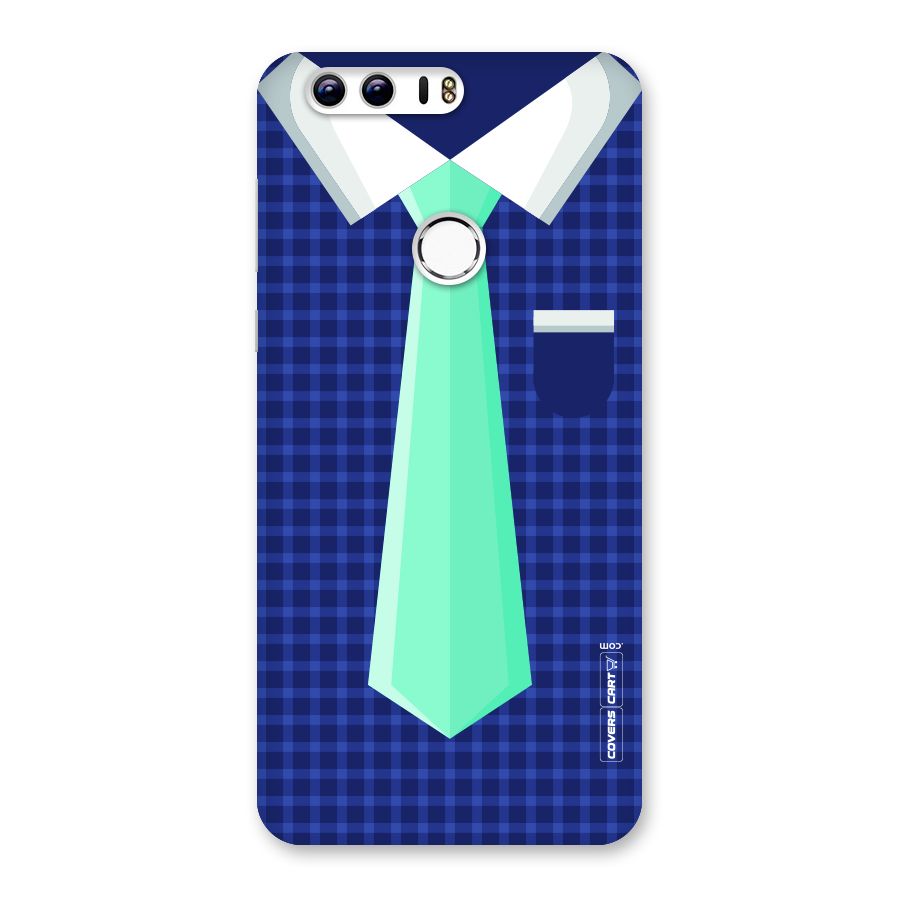Checked Shirt Tie Back Case for Honor 8