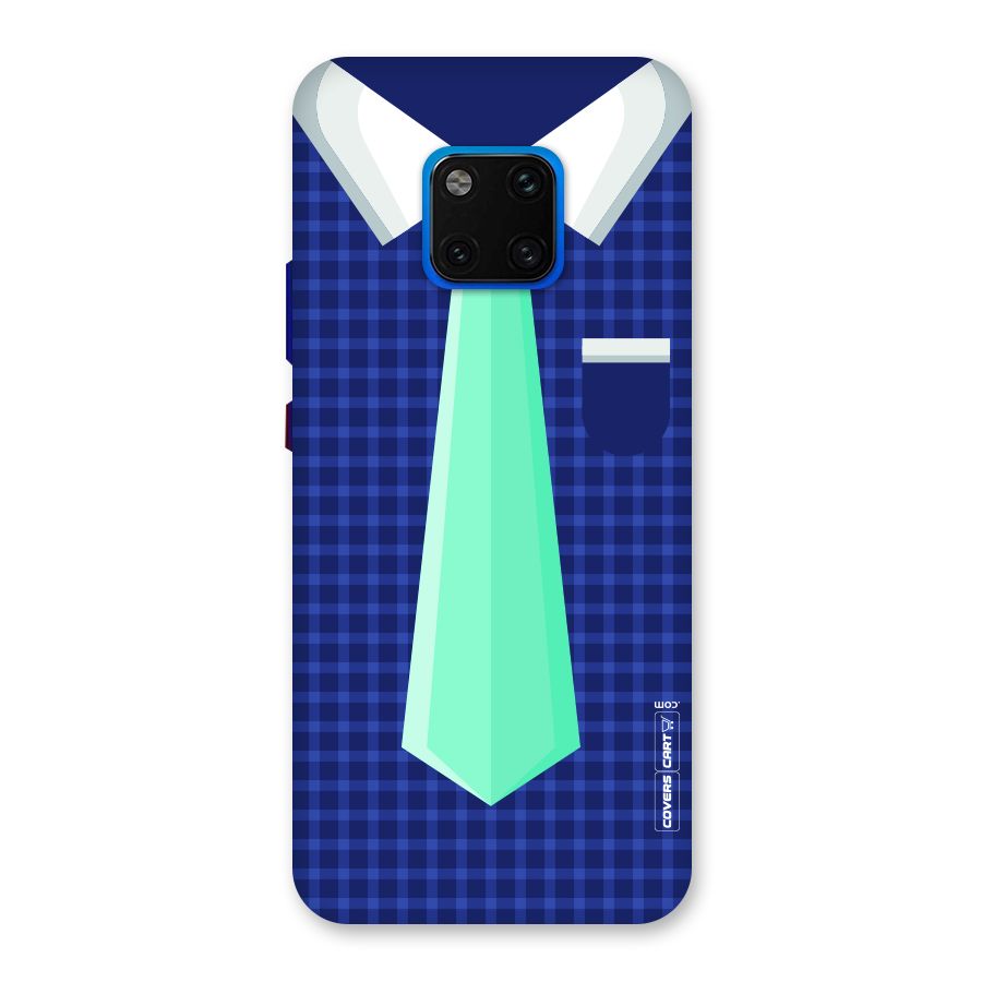 Checked Shirt Tie Back Case for Huawei Mate 20 Pro