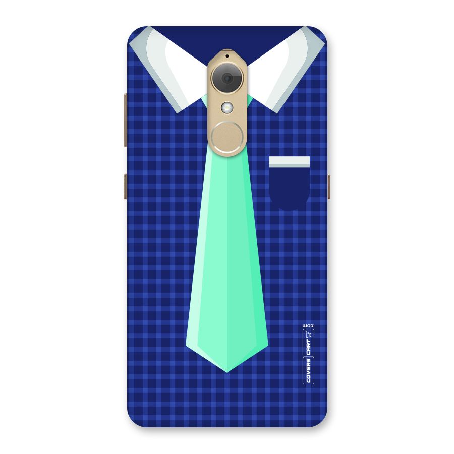 Checked Shirt Tie Back Case for Lenovo K8