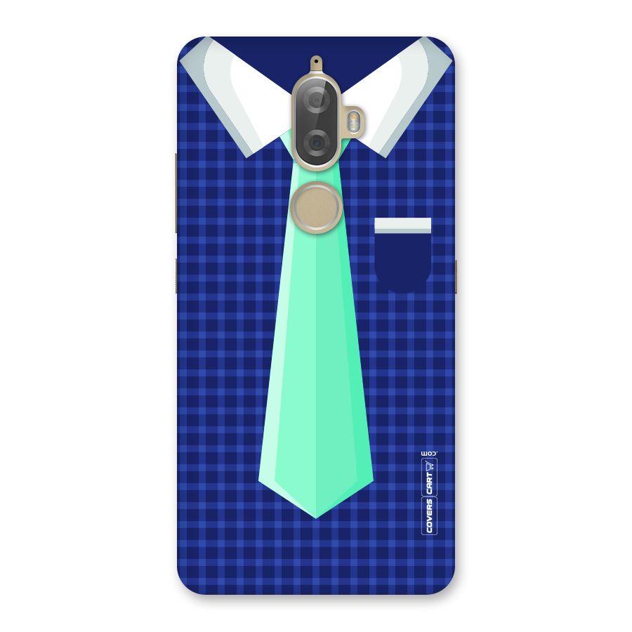 Checked Shirt Tie Back Case for Lenovo K8 Plus