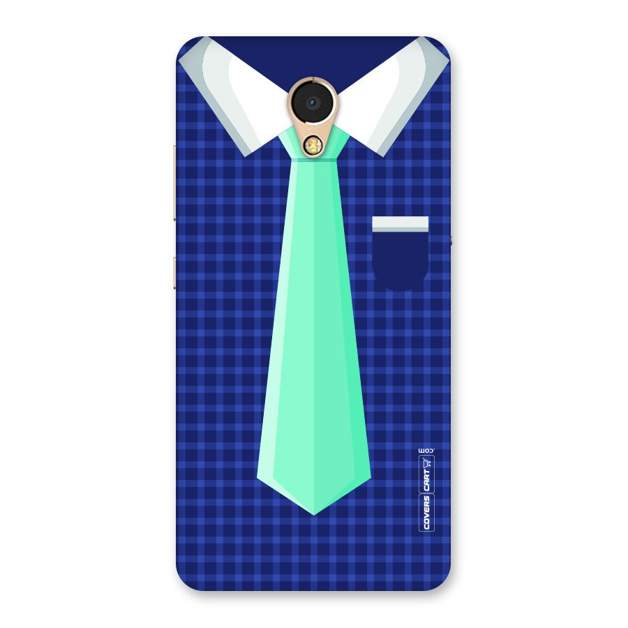 Checked Shirt Tie Back Case for Lenovo P2