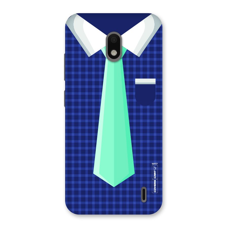 Checked Shirt Tie Back Case for Nokia 2.2