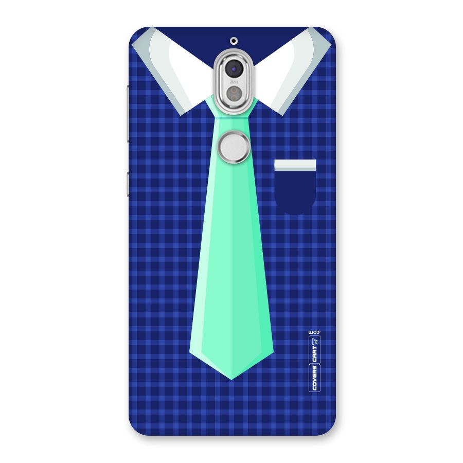 Checked Shirt Tie Back Case for Nokia 7