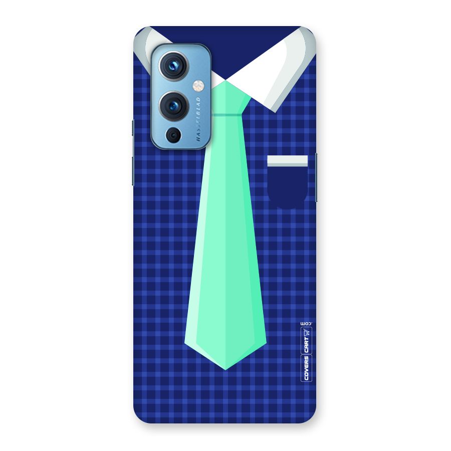 Checked Shirt Tie Back Case for OnePlus 9