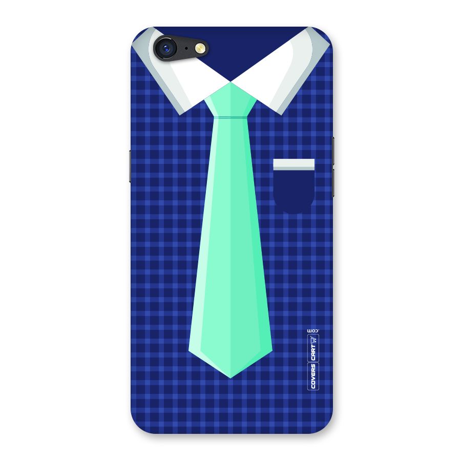 Checked Shirt Tie Back Case for Oppo A71