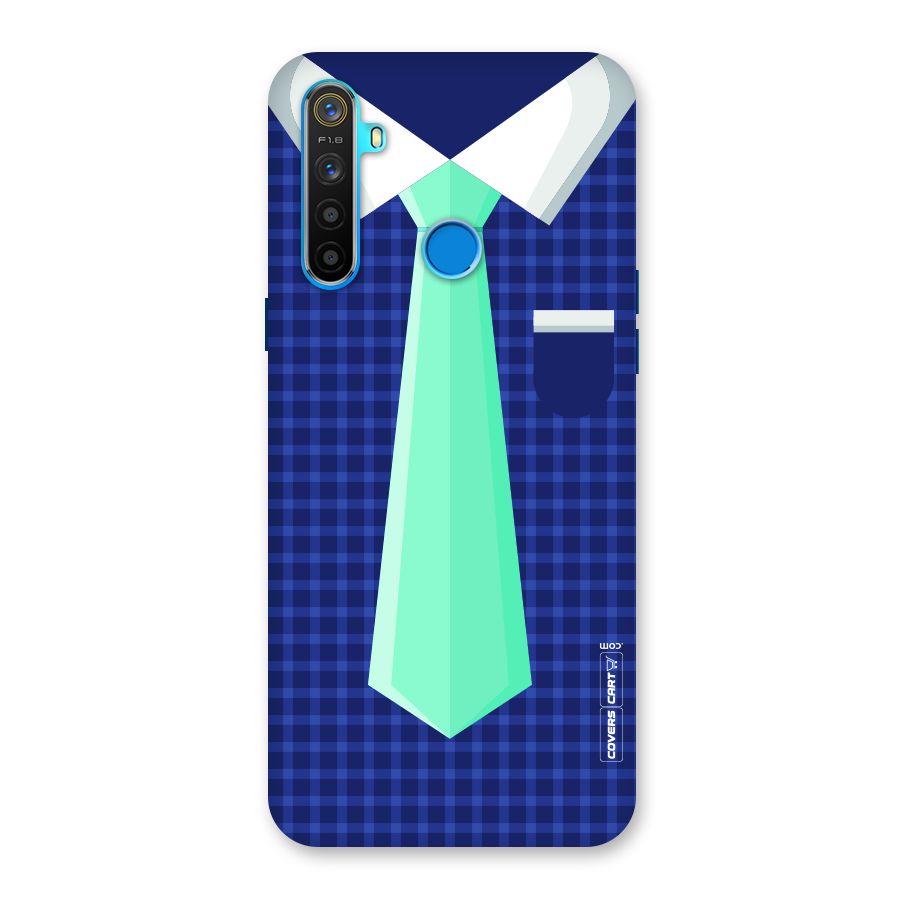 Checked Shirt Tie Back Case for Realme 5s
