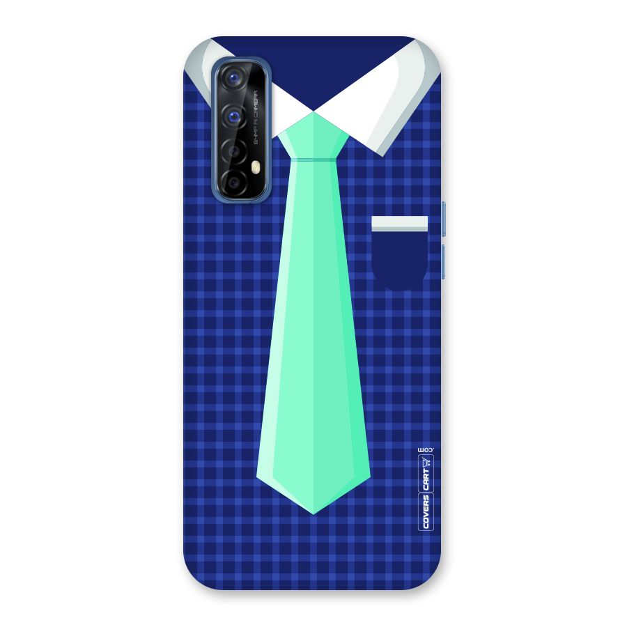 Checked Shirt Tie Back Case for Realme 7
